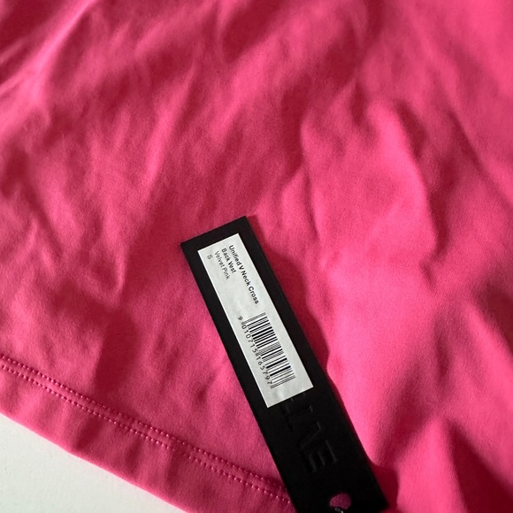 Worn once Oner Active Unified V-Neck Cross Back Vest size small in Velvet Pink - Picture 3 of 4